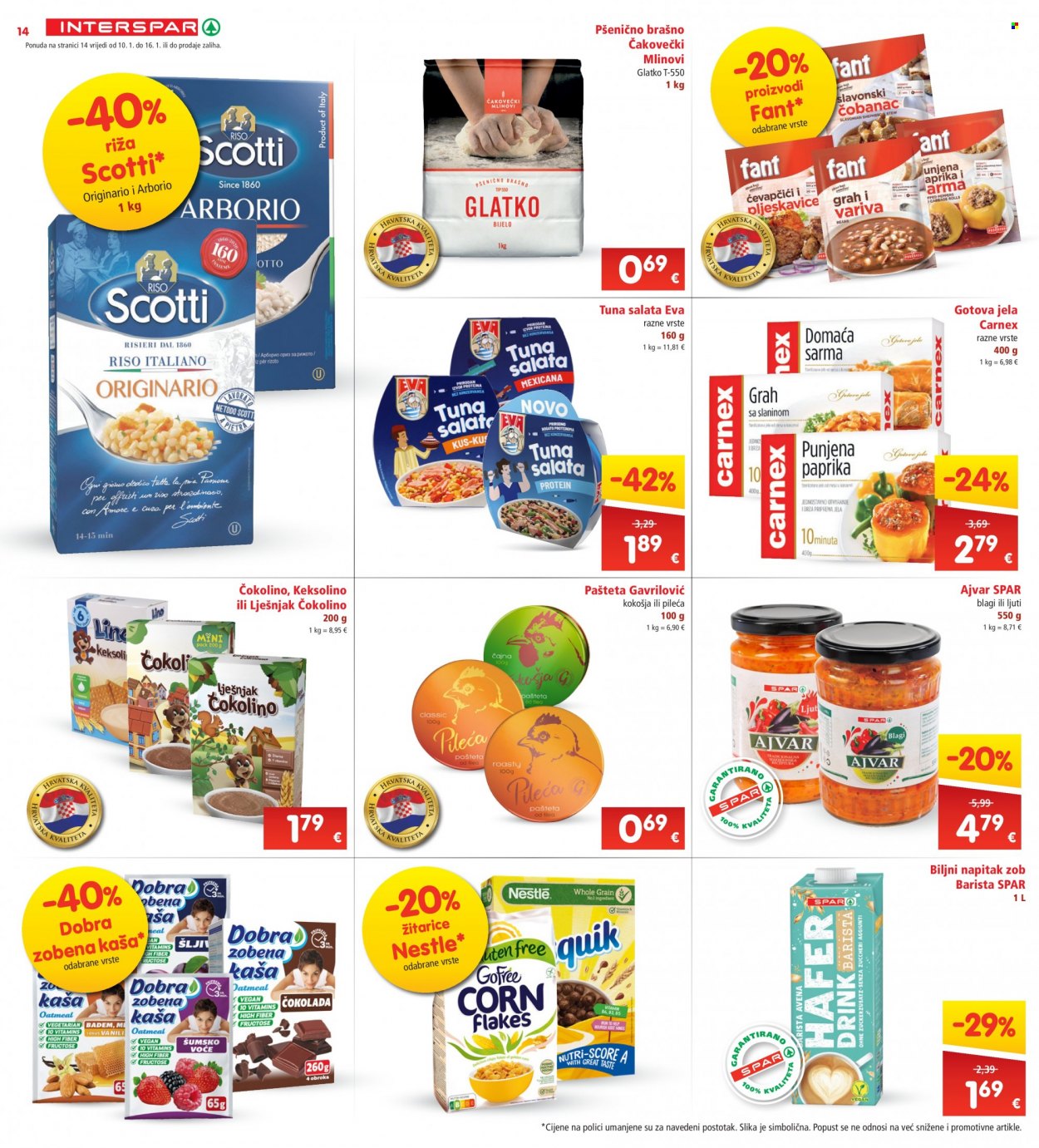 INTERSPAR katalog - 10.01.2024. - 16.01.2024. Stranica 14