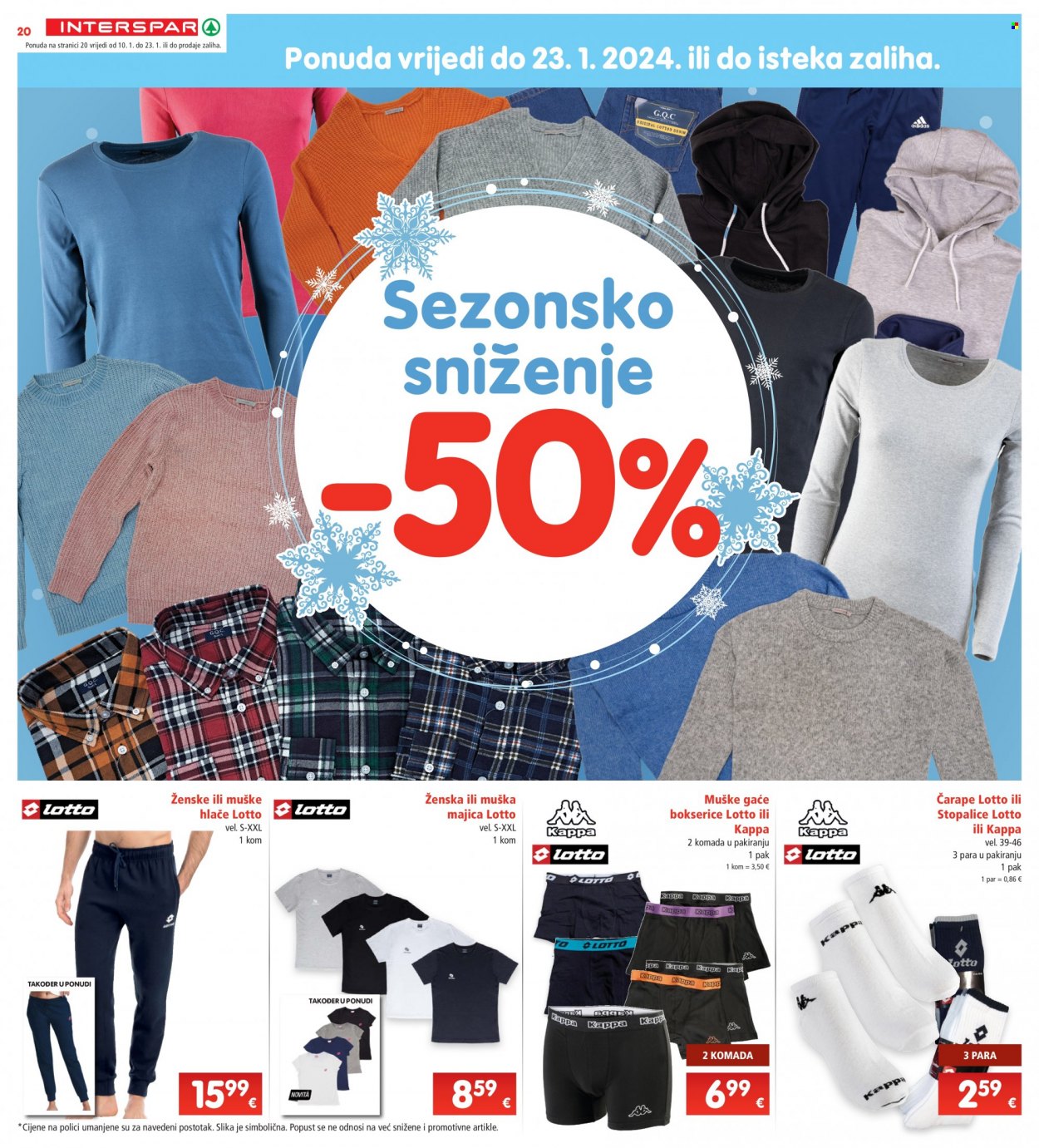INTERSPAR katalog - 10.01.2024. - 16.01.2024. Stranica 20