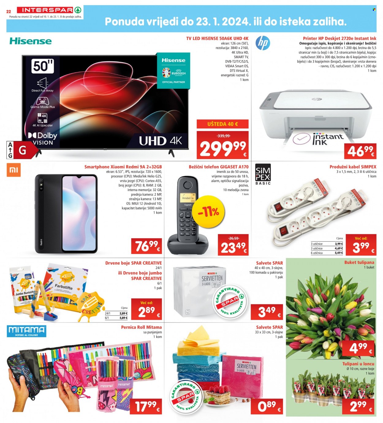 INTERSPAR katalog - 10.01.2024. - 16.01.2024. Stranica 22