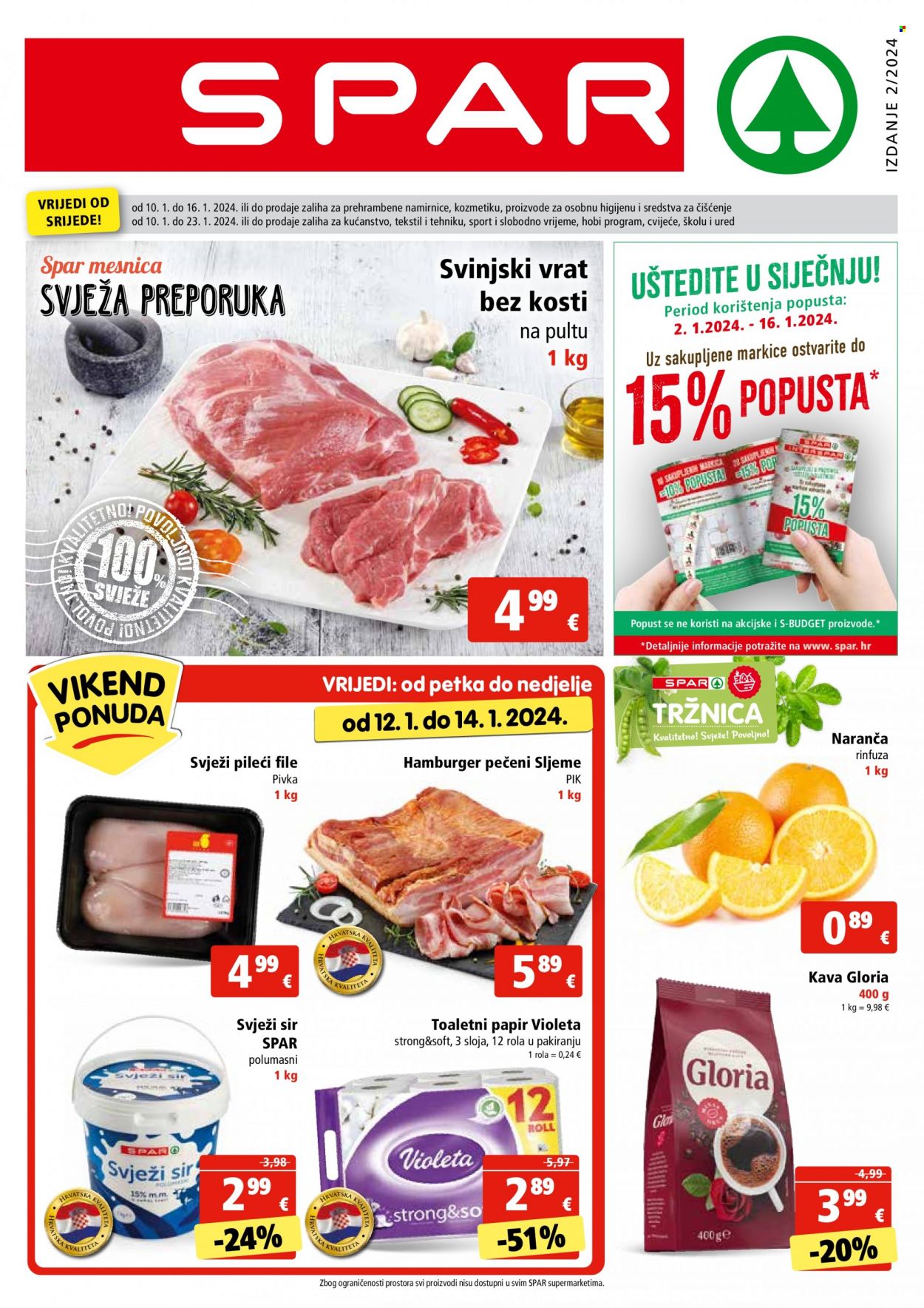 SPAR katalog - 10.01.2024. - 16.01.2024. Stranica 1