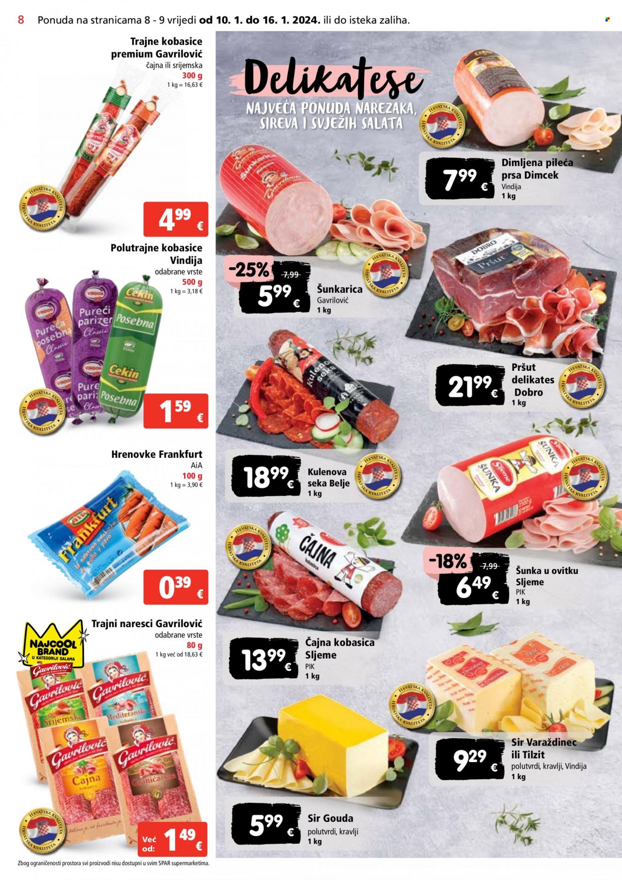 SPAR katalog - 10.01.2024. - 16.01.2024. Stranica 8