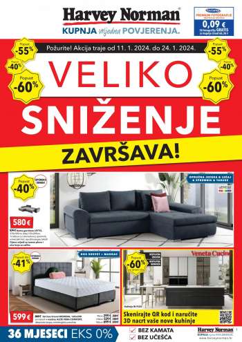 Harvey Norman katalog - 11.01.2024. - 24.01.2024.