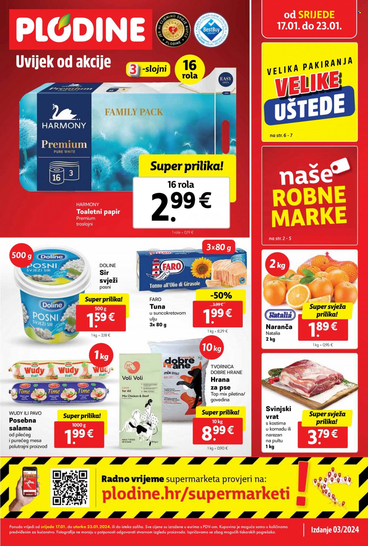 Plodine katalog - 17.01.2024. - 23.01.2024. Stranica 1