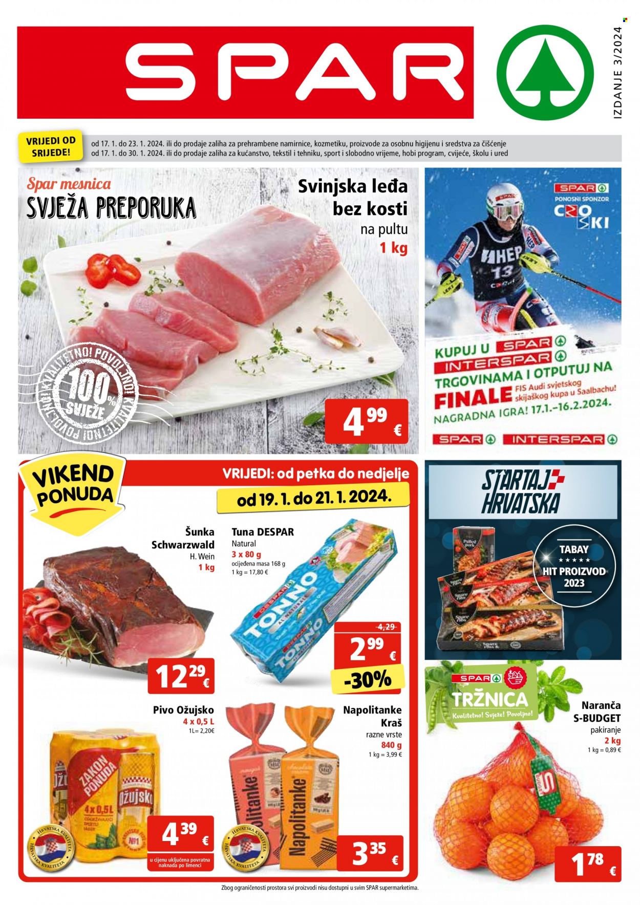 SPAR katalog - 17.01.2024. - 23.01.2024. Stranica 1