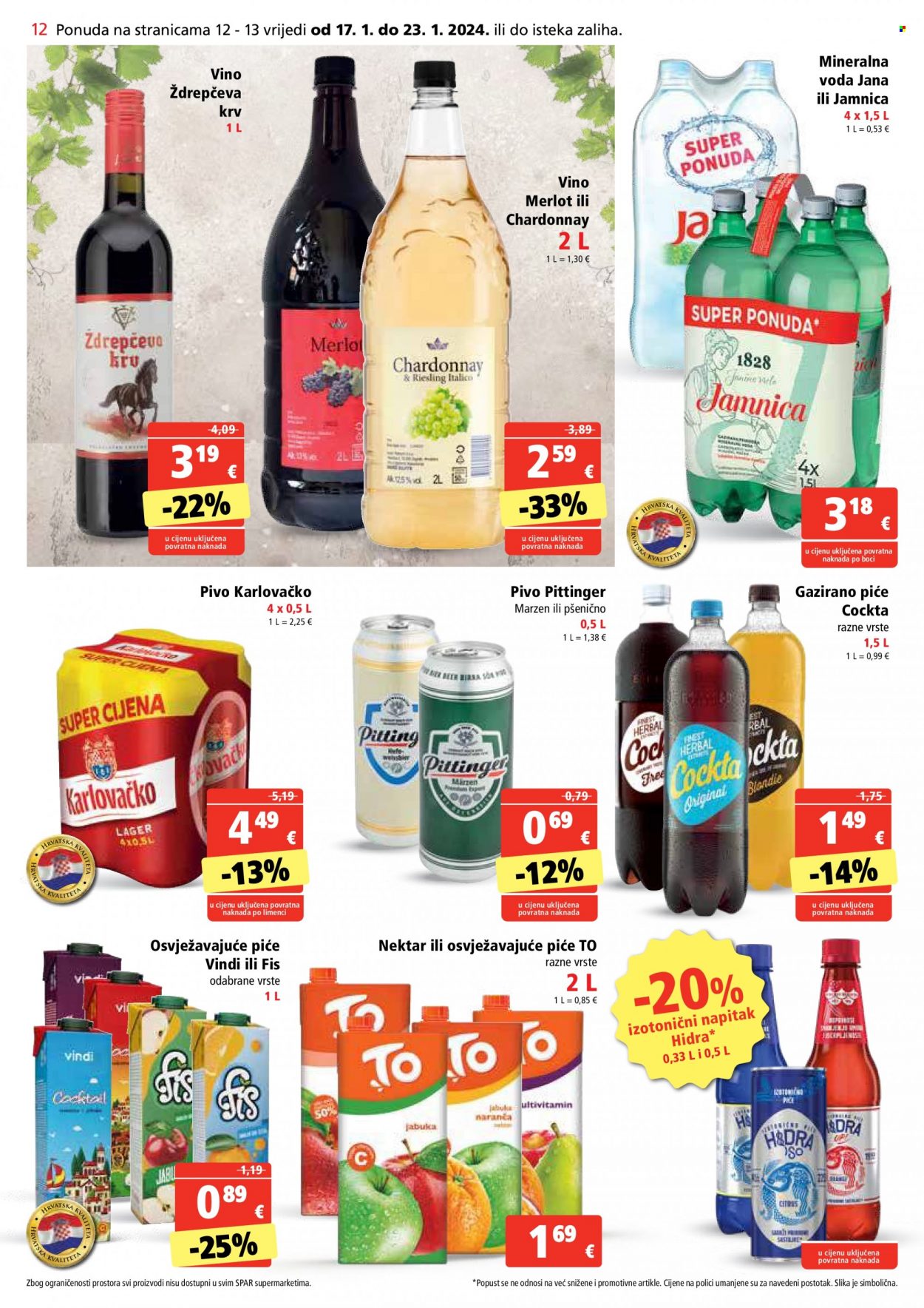 SPAR katalog - 17.01.2024. - 23.01.2024. Stranica 12