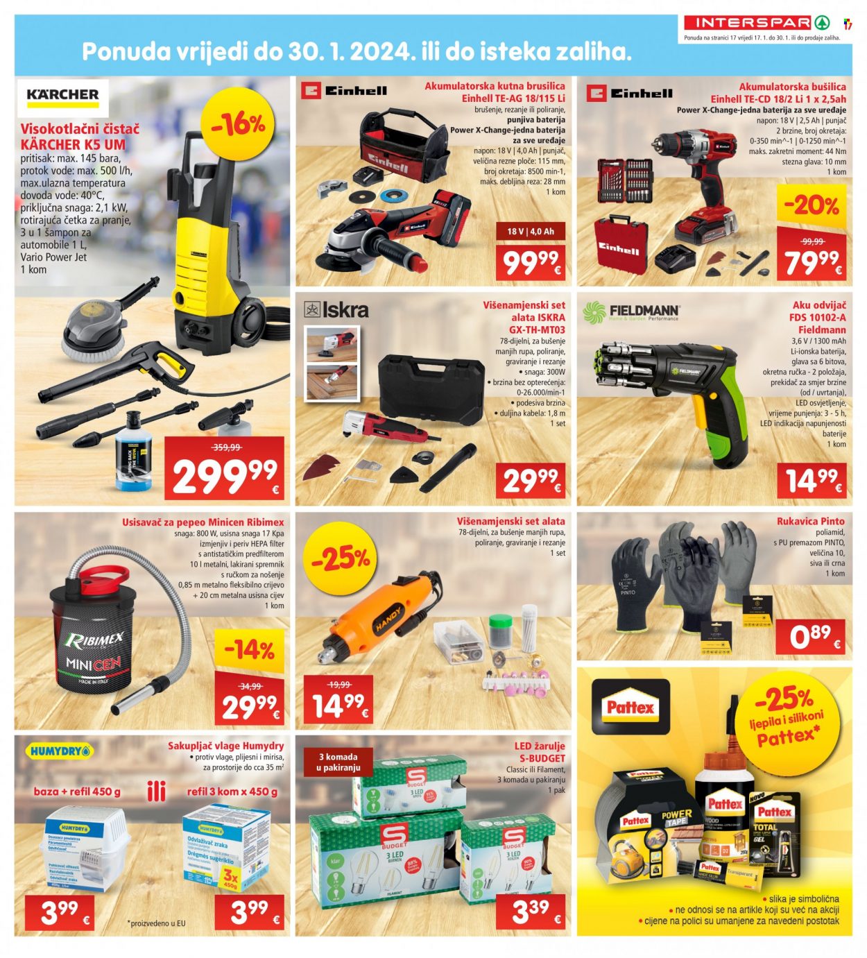 INTERSPAR katalog - 17.01.2024. - 23.01.2024. Stranica 17