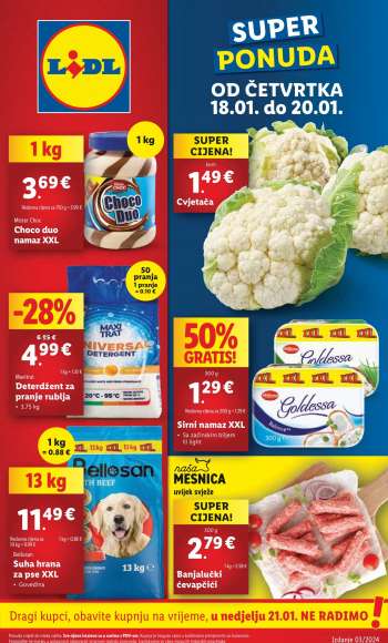 Lidl katalog - 18.01.2024. - 20.01.2024.