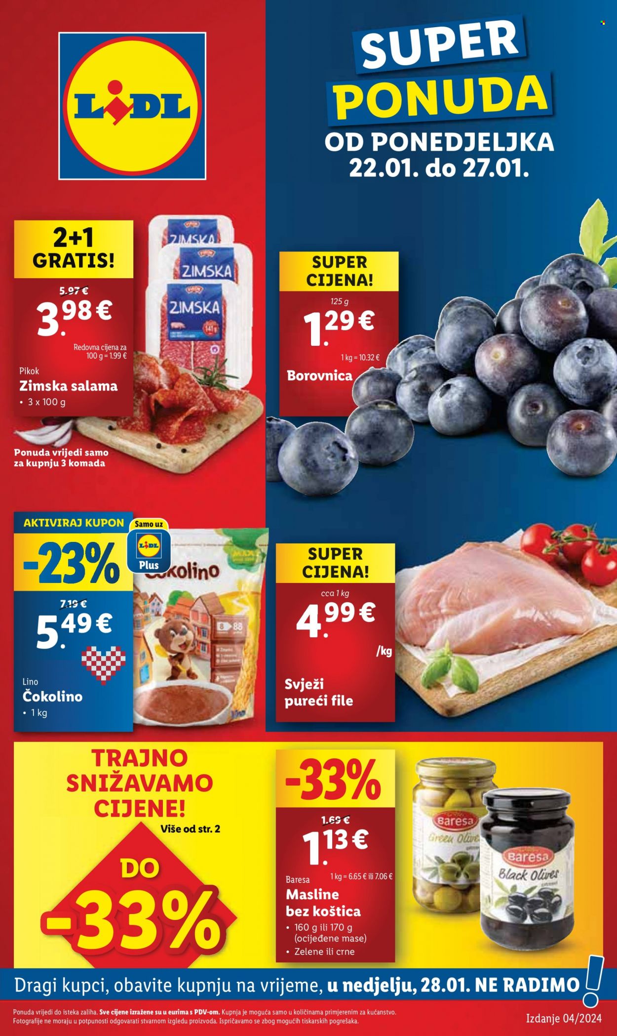 Lidl katalog - 22.01.2024. - 27.01.2024. Stranica 1