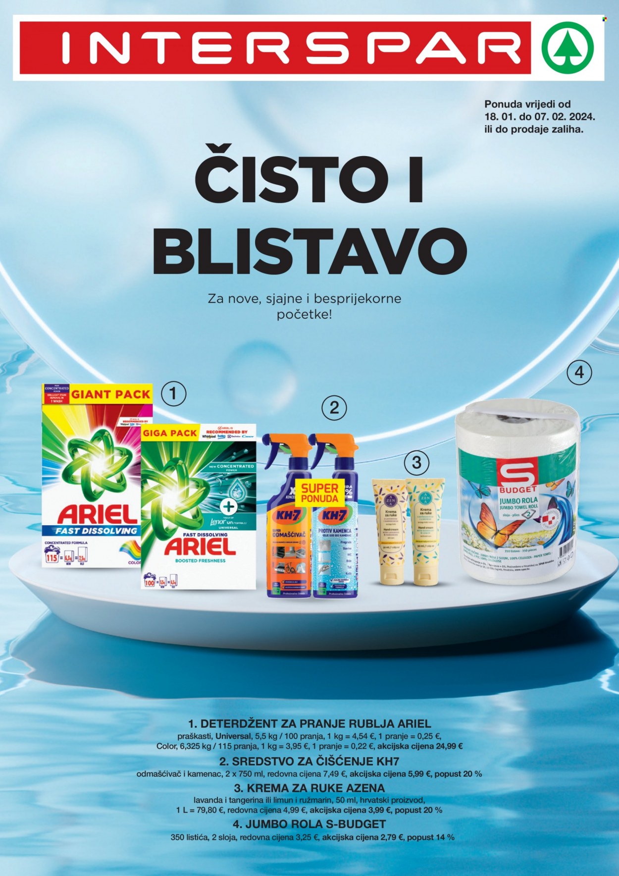 INTERSPAR katalog - 18.01.2024. - 07.02.2024. Stranica 1