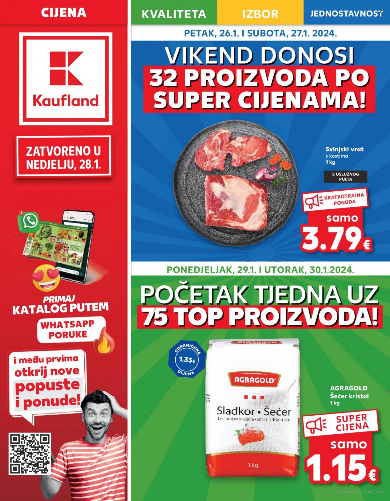 Kaufland katalog - 26.01.2024. - 30.01.2024. Stranica 1