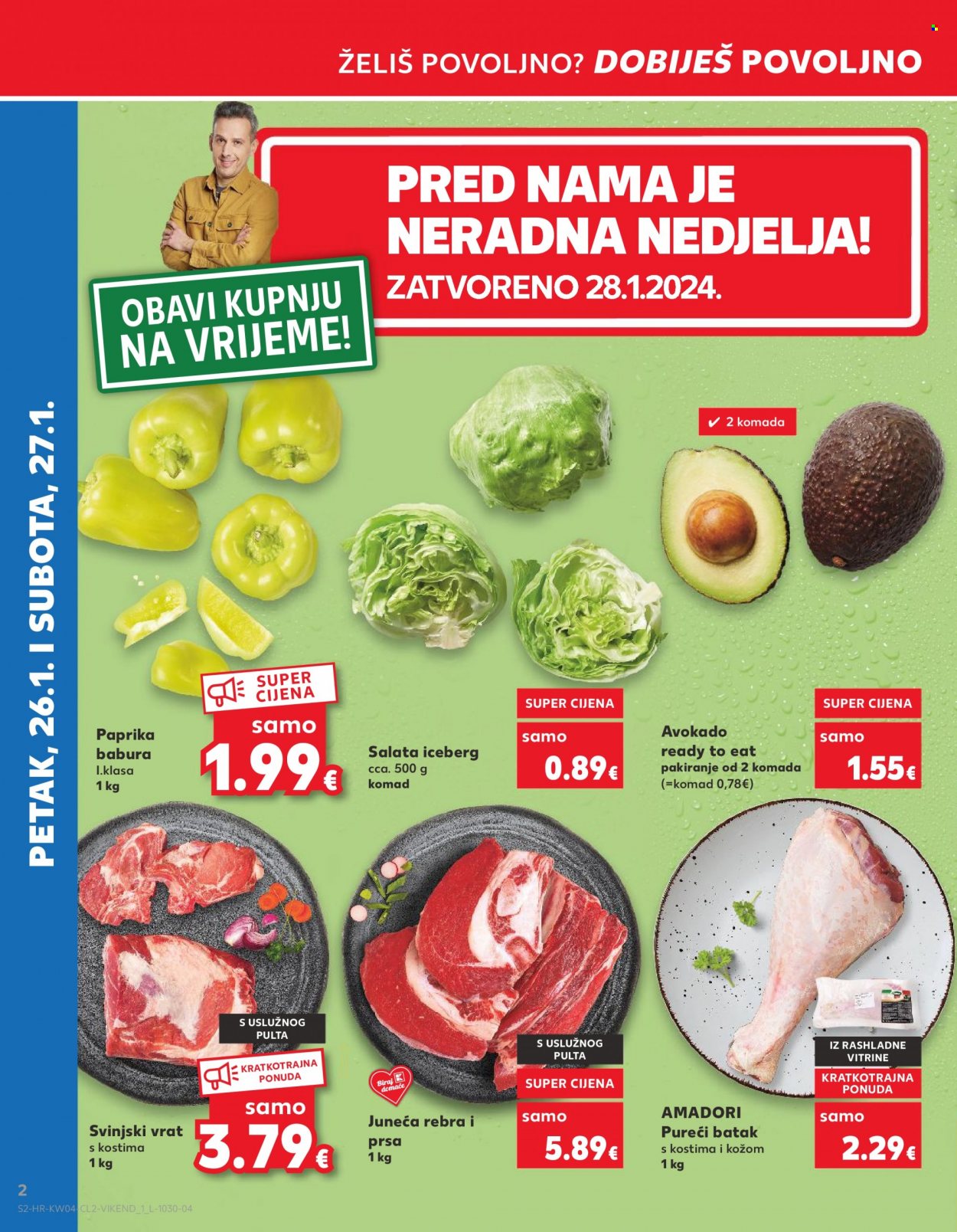 Kaufland katalog - 26.01.2024. - 30.01.2024. Stranica 2
