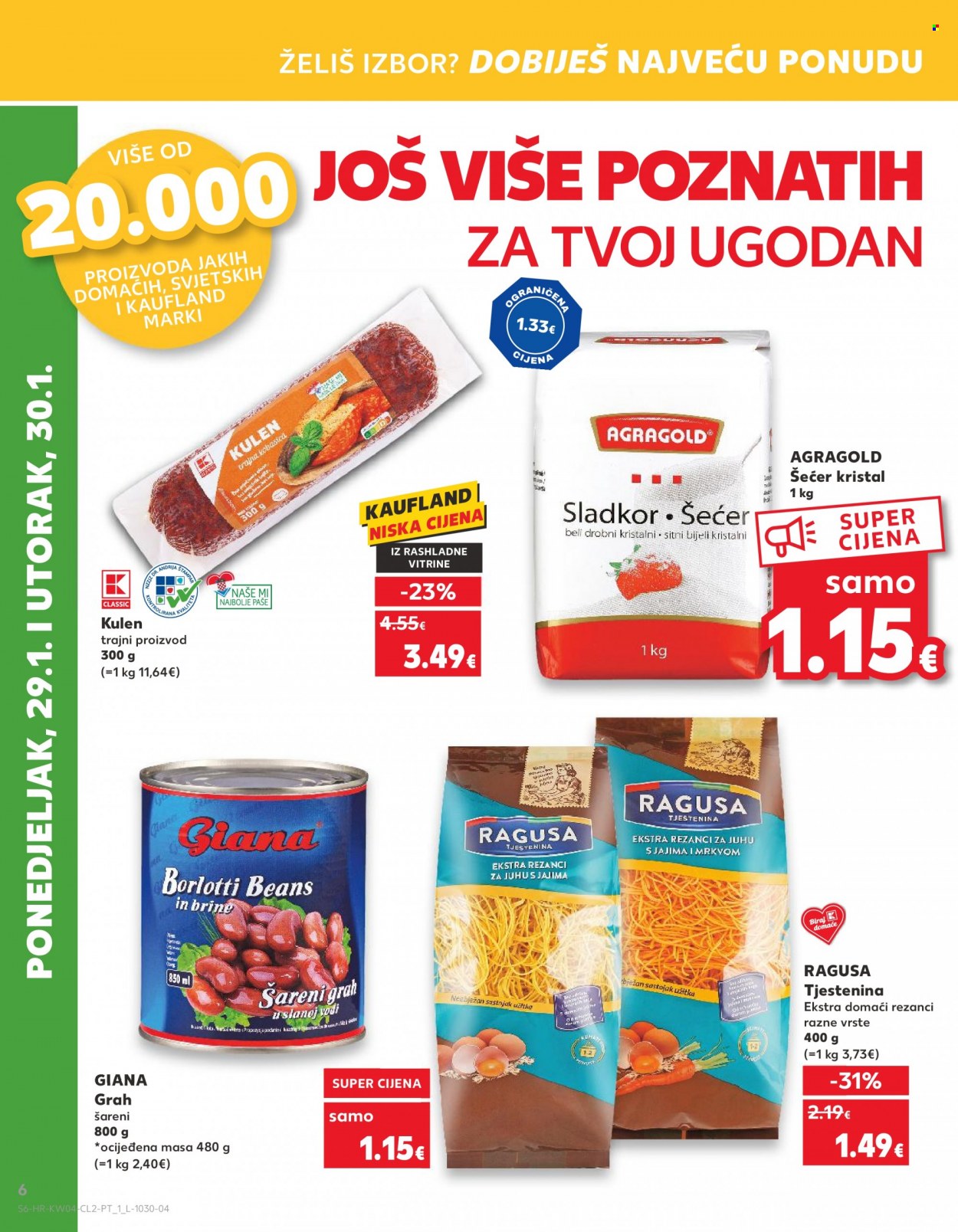 Kaufland katalog - 26.01.2024. - 30.01.2024. Stranica 6