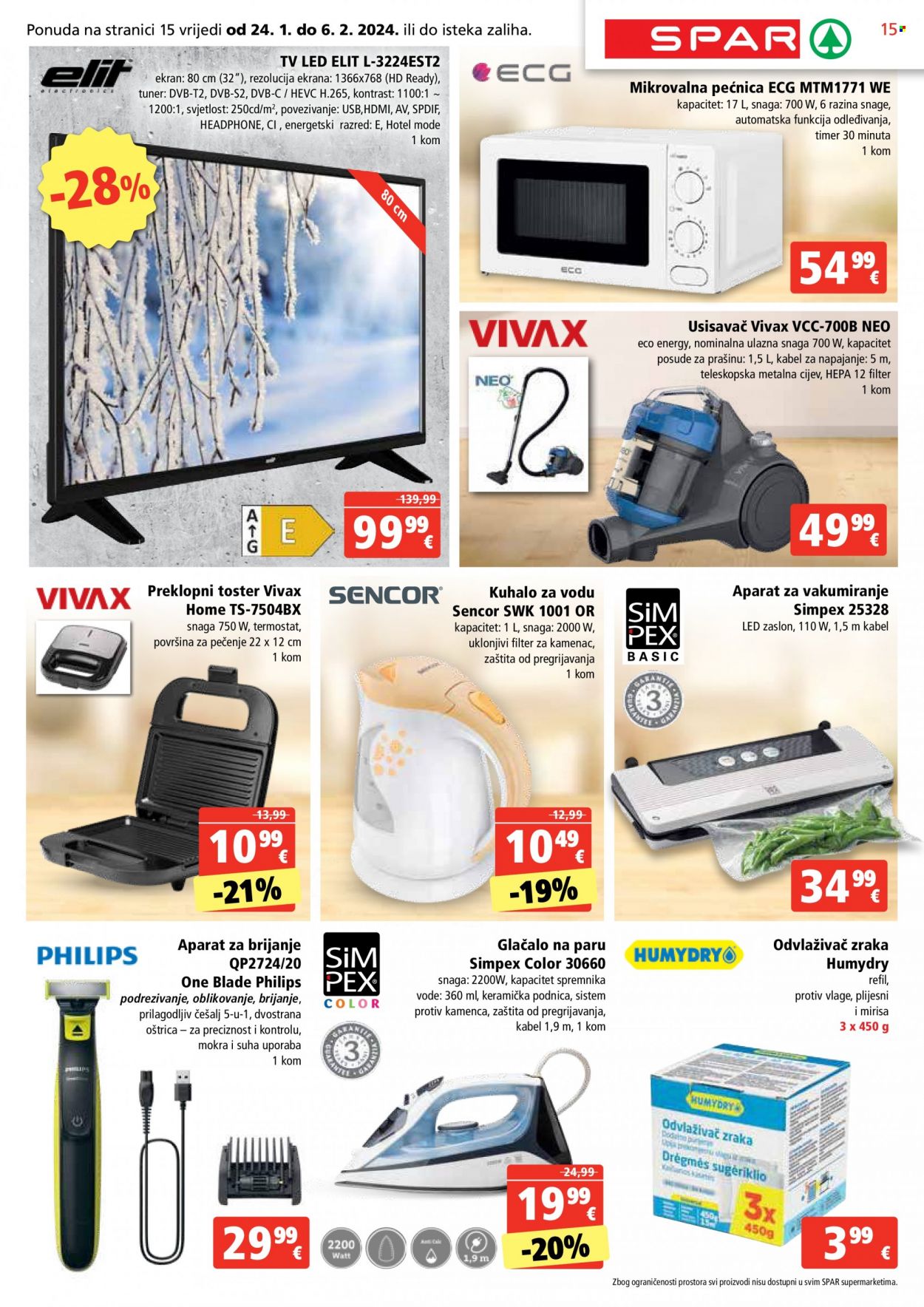 SPAR katalog - 24.01.2024. - 30.01.2024. Stranica 15