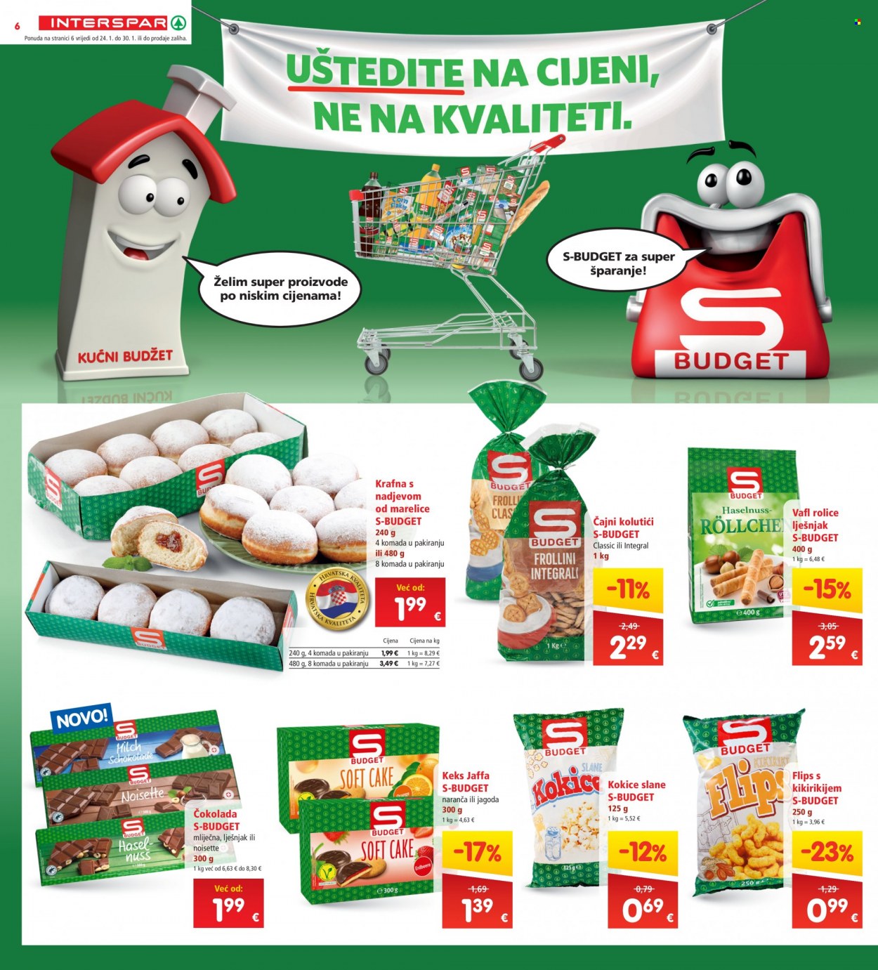 INTERSPAR katalog - 24.01.2024. - 30.01.2024. Stranica 6