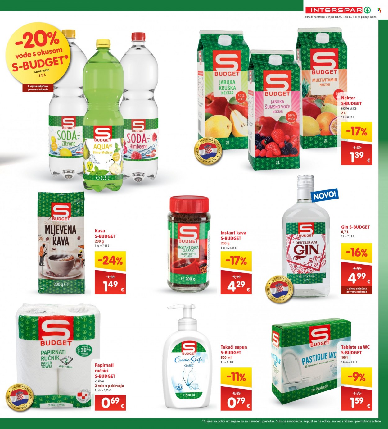 INTERSPAR katalog - 24.01.2024. - 30.01.2024. Stranica 7