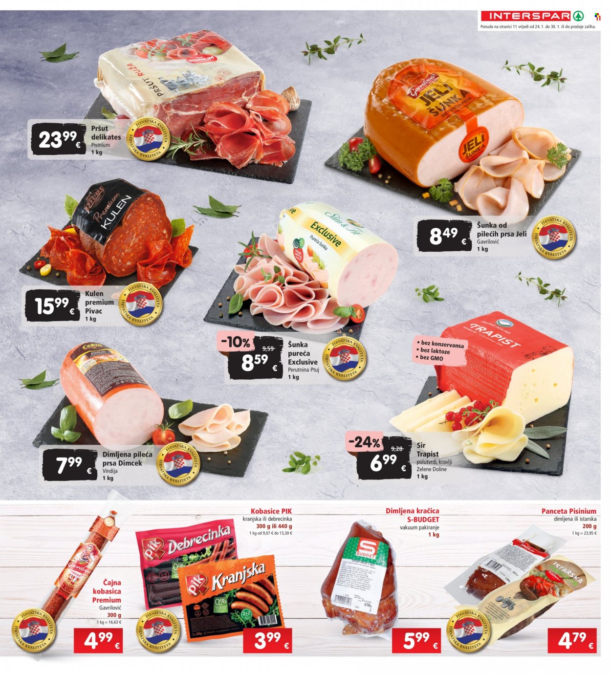 INTERSPAR katalog - 24.01.2024. - 30.01.2024. Stranica 11