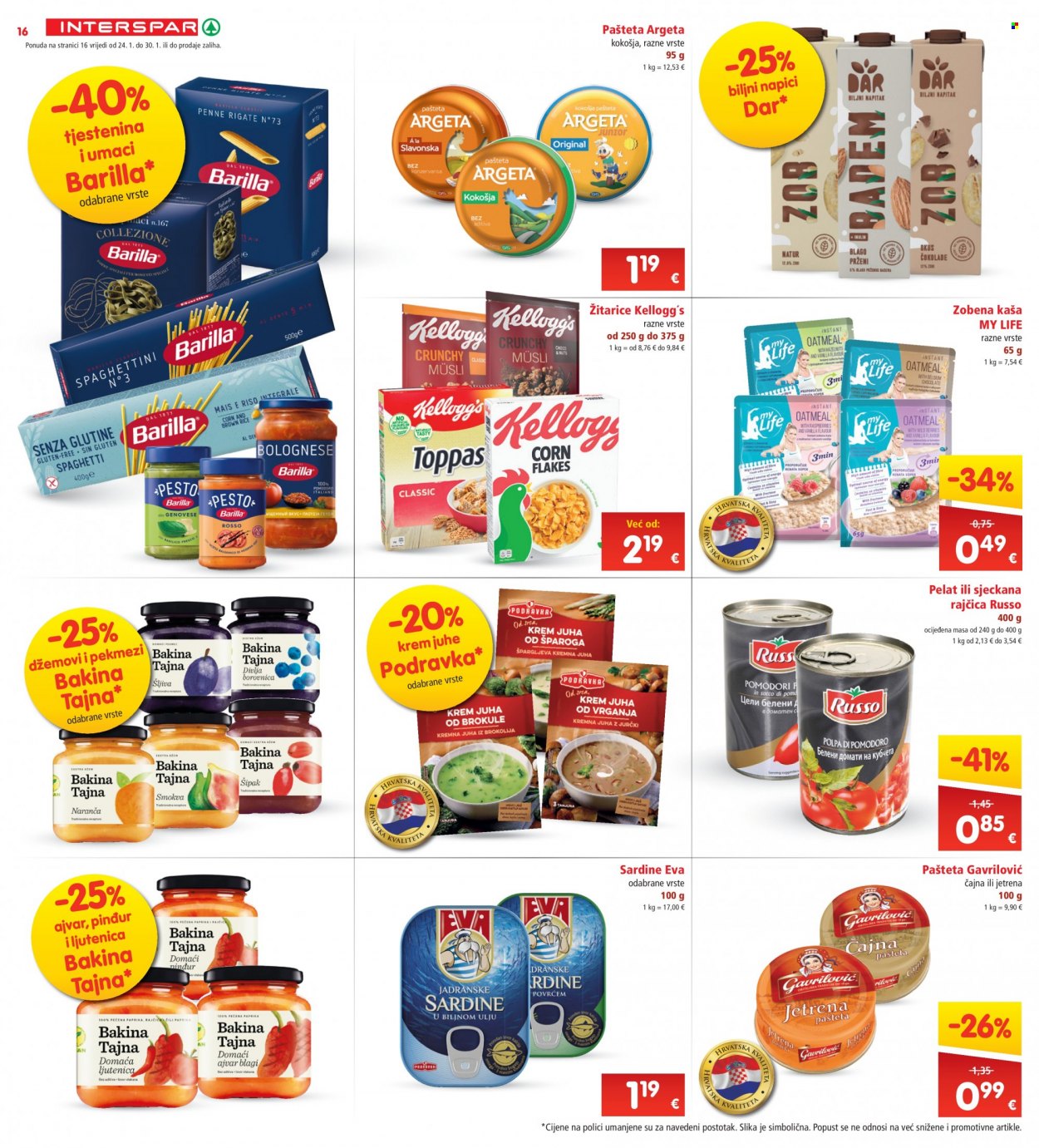 INTERSPAR katalog - 24.01.2024. - 30.01.2024. Stranica 16