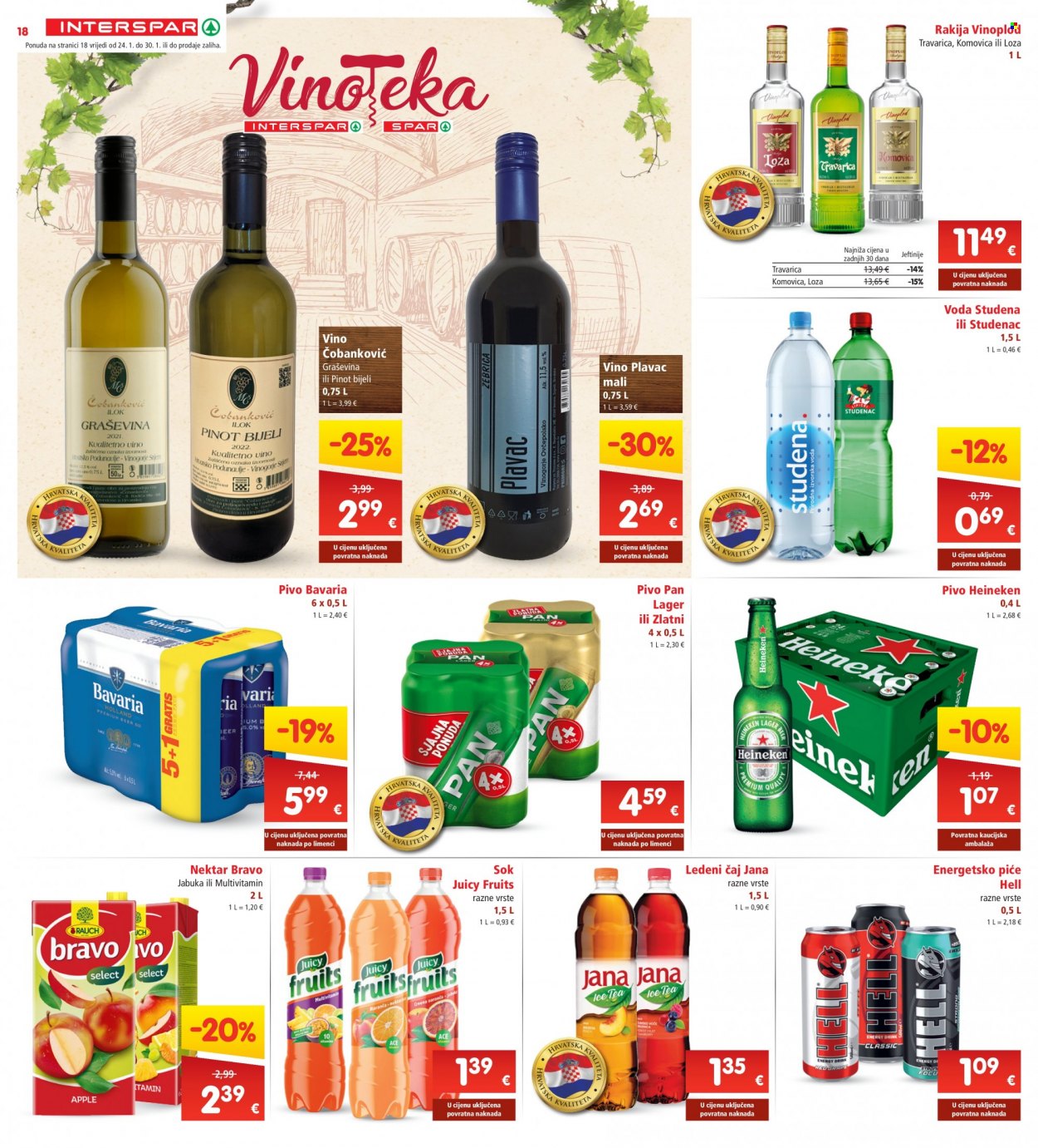 INTERSPAR katalog - 24.01.2024. - 30.01.2024. Stranica 18