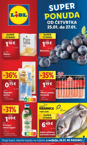 Lidl katalog - 25.01.2024. - 27.01.2024.