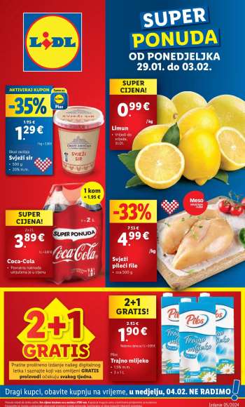 Lidl katalog - 29.01.2024. - 03.02.2024.