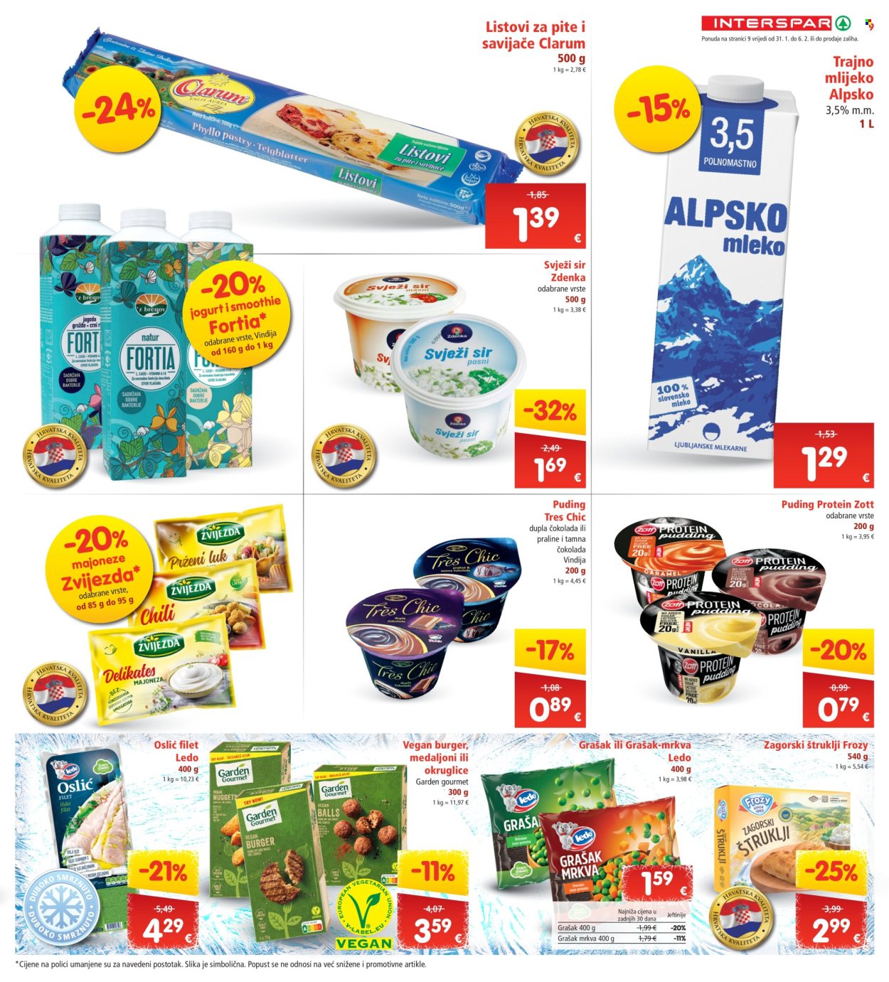INTERSPAR katalog - 31.01.2024. - 06.02.2024. Stranica 9