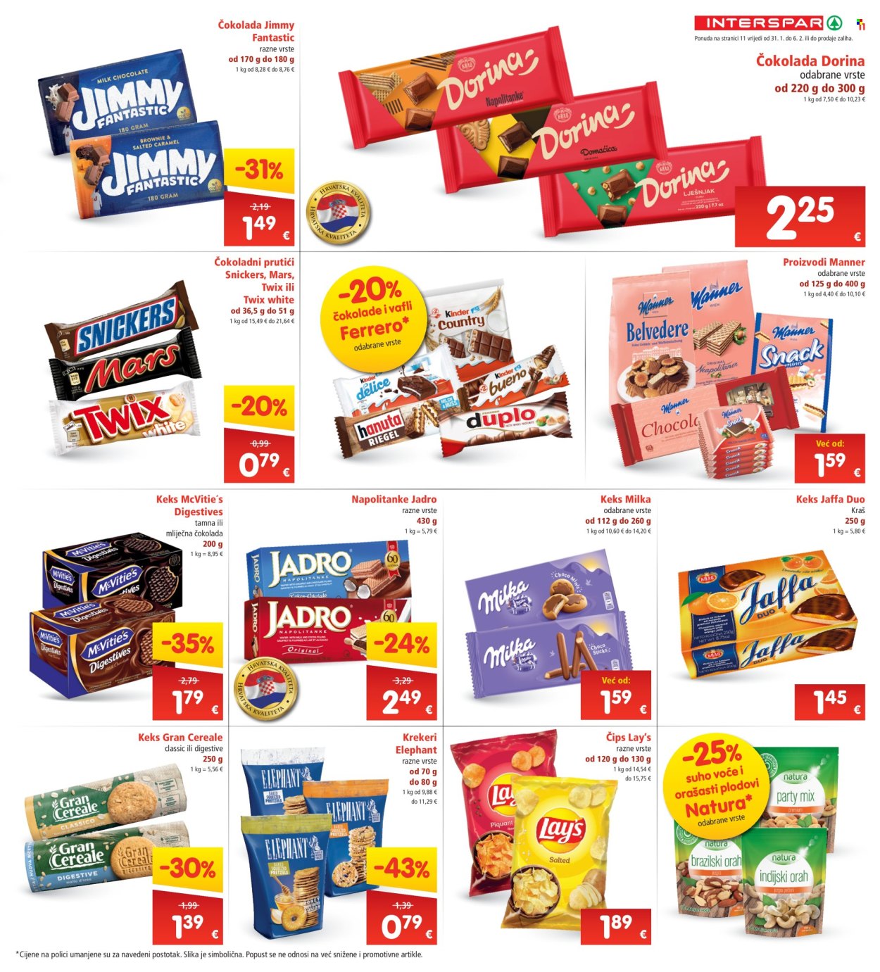 INTERSPAR katalog - 31.01.2024. - 06.02.2024. Stranica 11