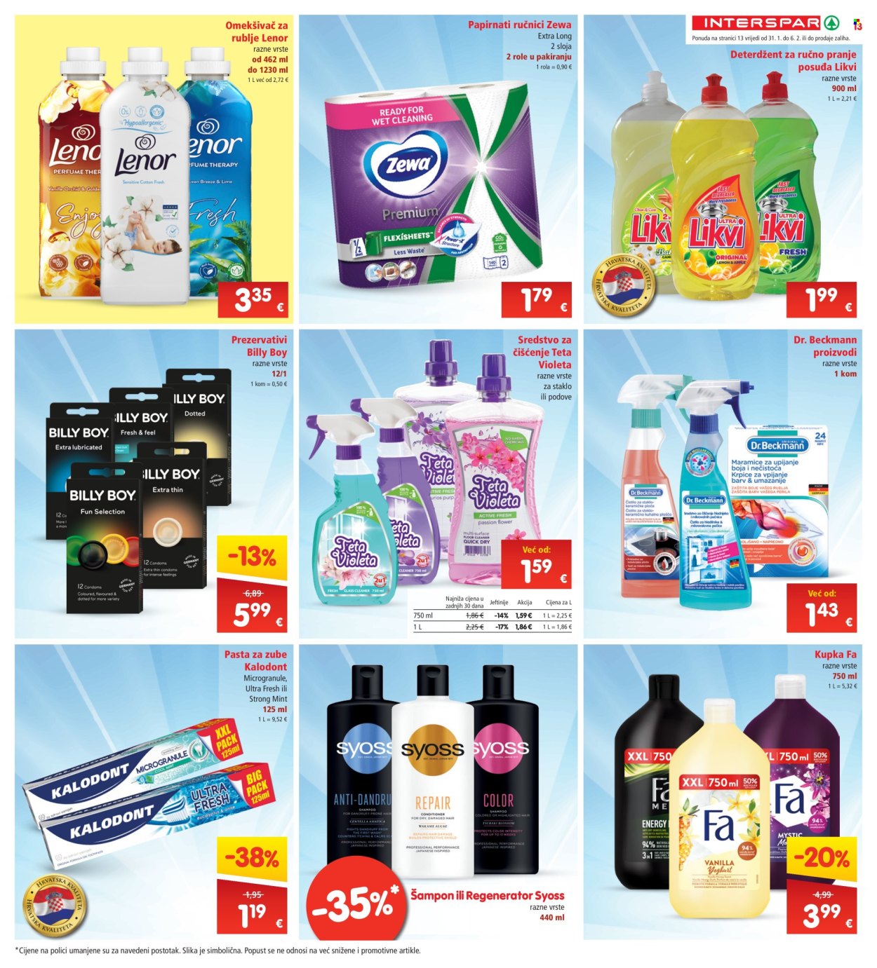 INTERSPAR katalog - 31.01.2024. - 06.02.2024. Stranica 13