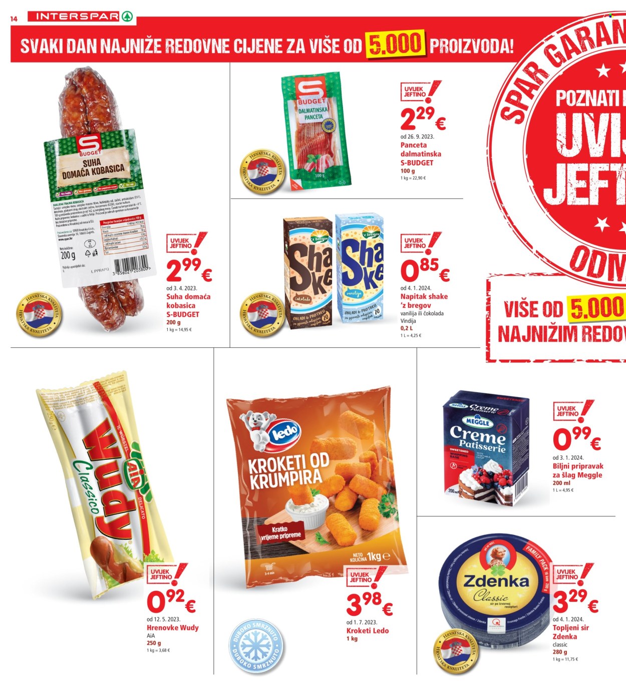 INTERSPAR katalog - 31.01.2024. - 06.02.2024. Stranica 14