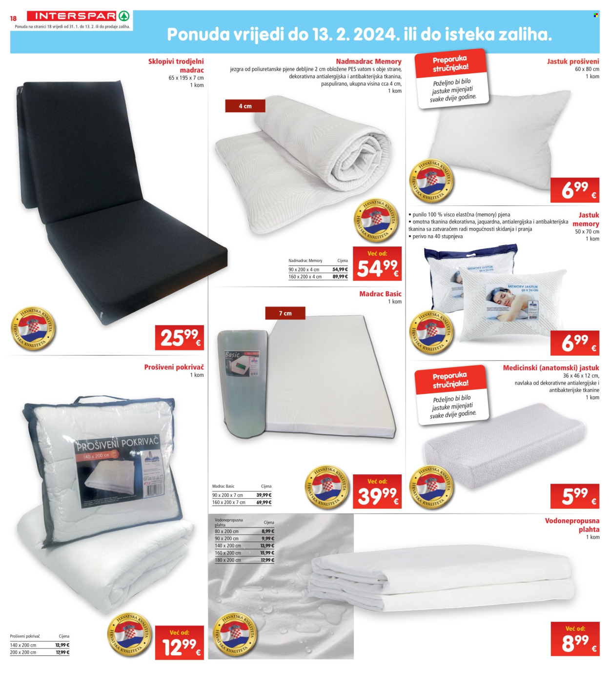 INTERSPAR katalog - 31.01.2024. - 06.02.2024. Stranica 18