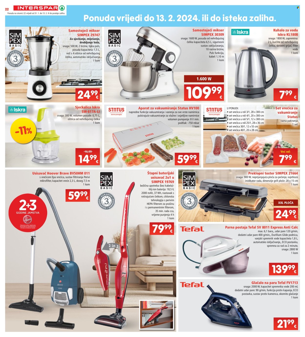 INTERSPAR katalog - 31.01.2024. - 06.02.2024. Stranica 22