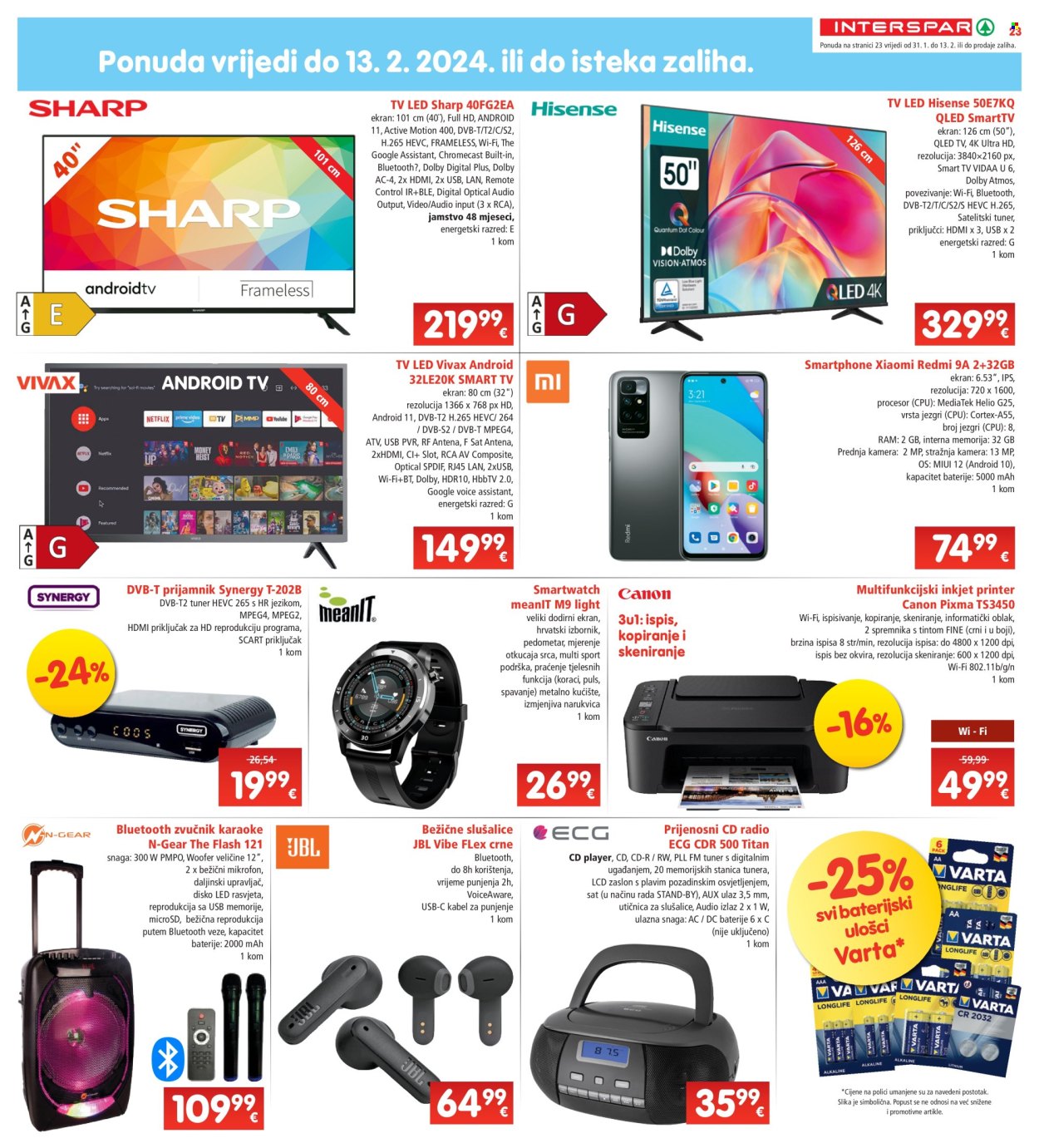 INTERSPAR katalog - 31.01.2024. - 06.02.2024. Stranica 23