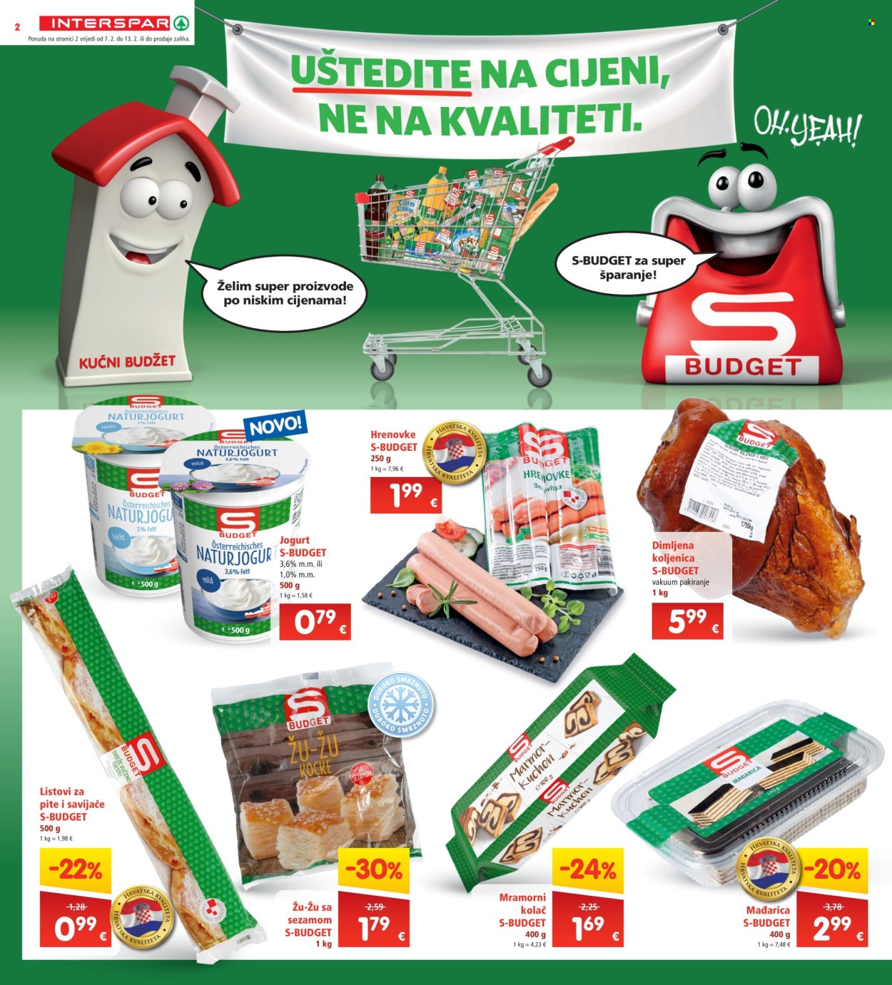INTERSPAR katalog - 07.02.2024. - 13.02.2024. Stranica 2