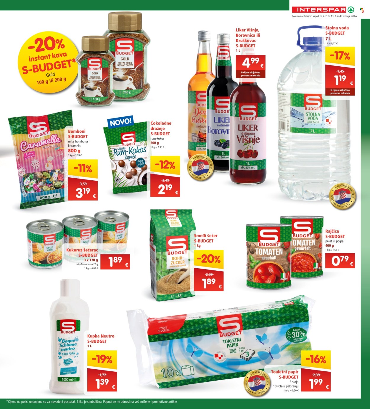 INTERSPAR katalog - 07.02.2024. - 13.02.2024. Stranica 3