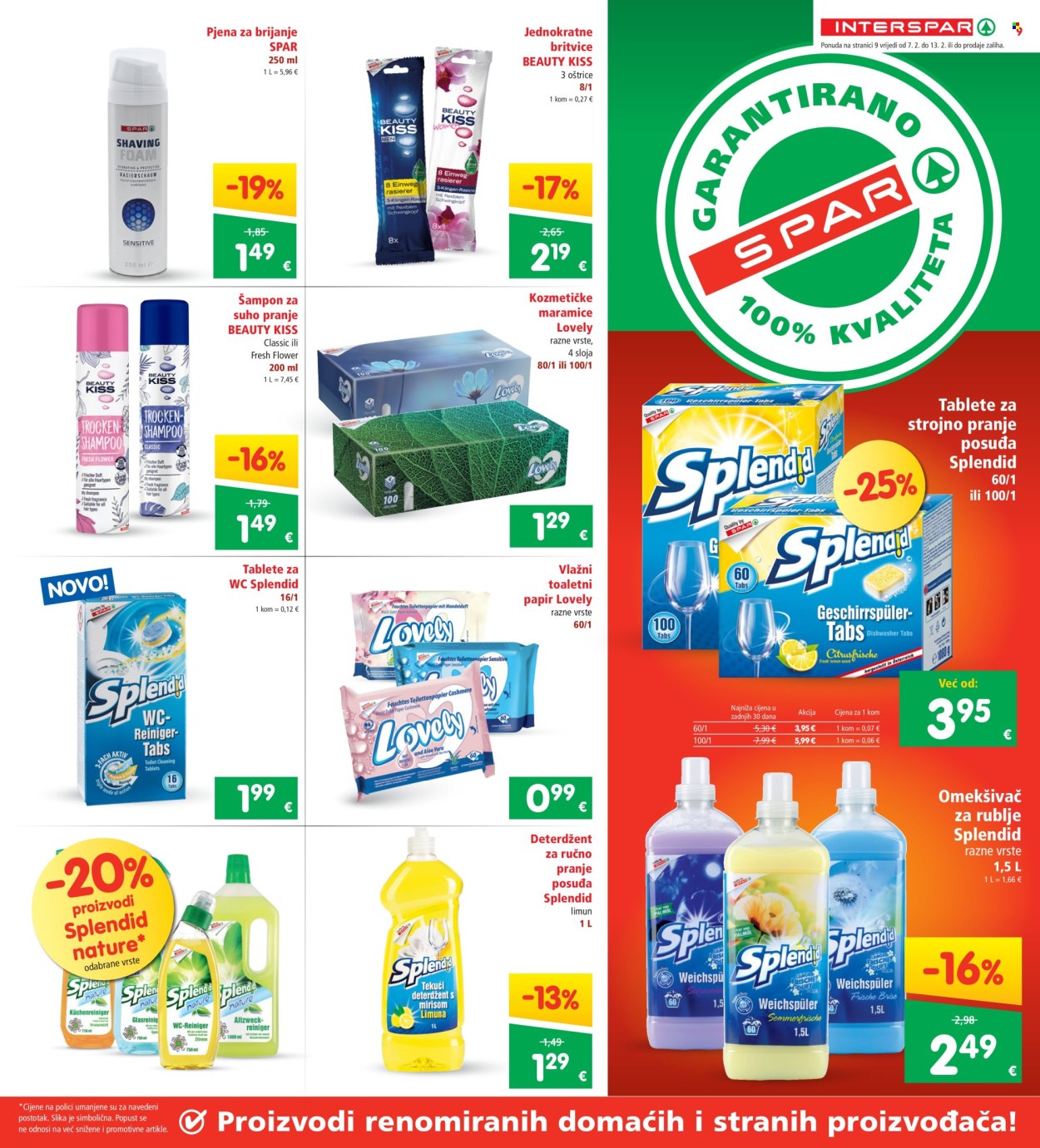 INTERSPAR katalog - 07.02.2024. - 13.02.2024. Stranica 9