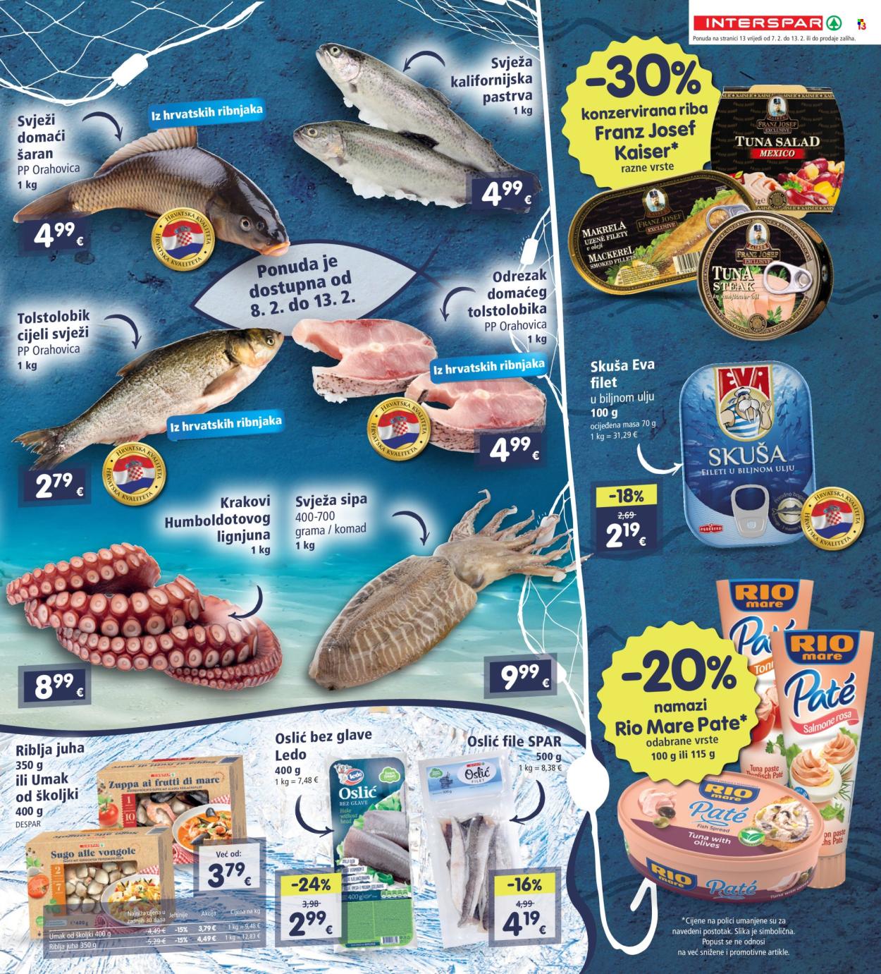 INTERSPAR katalog - 07.02.2024. - 13.02.2024. Stranica 13