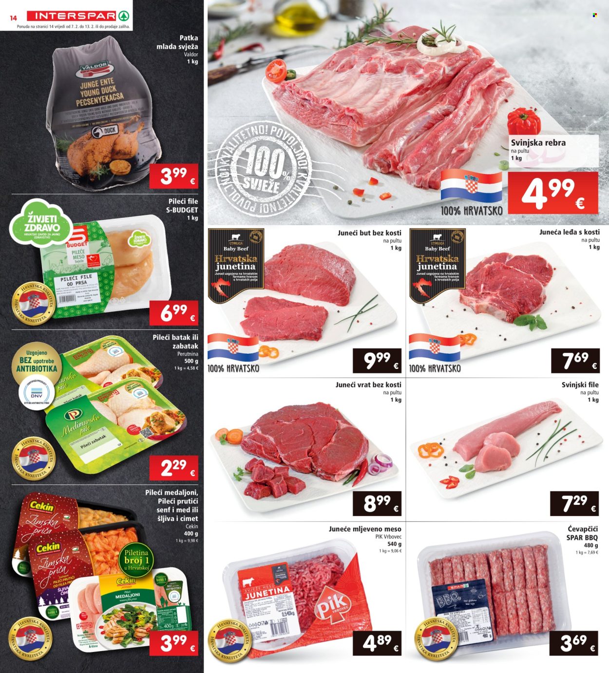 INTERSPAR katalog - 07.02.2024. - 13.02.2024. Stranica 14