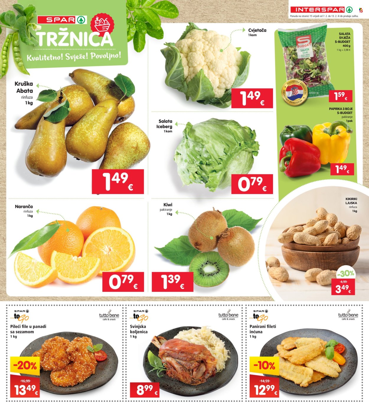 INTERSPAR katalog - 07.02.2024. - 13.02.2024. Stranica 15