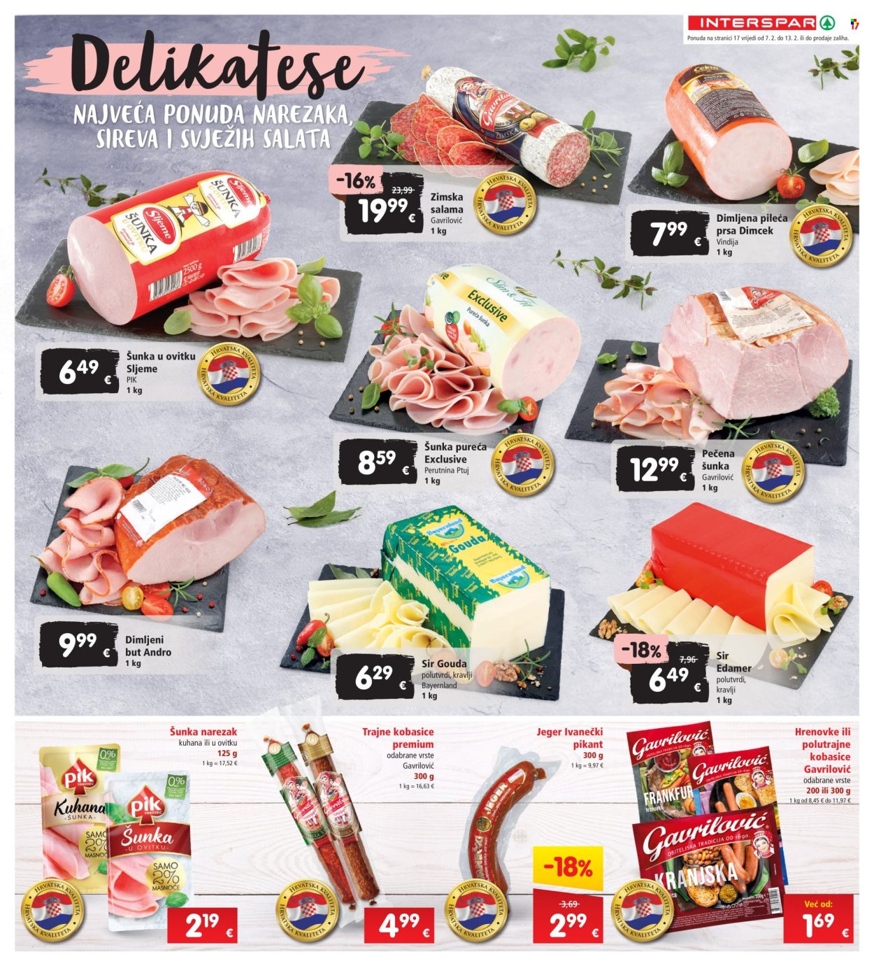 INTERSPAR katalog - 07.02.2024. - 13.02.2024. Stranica 17