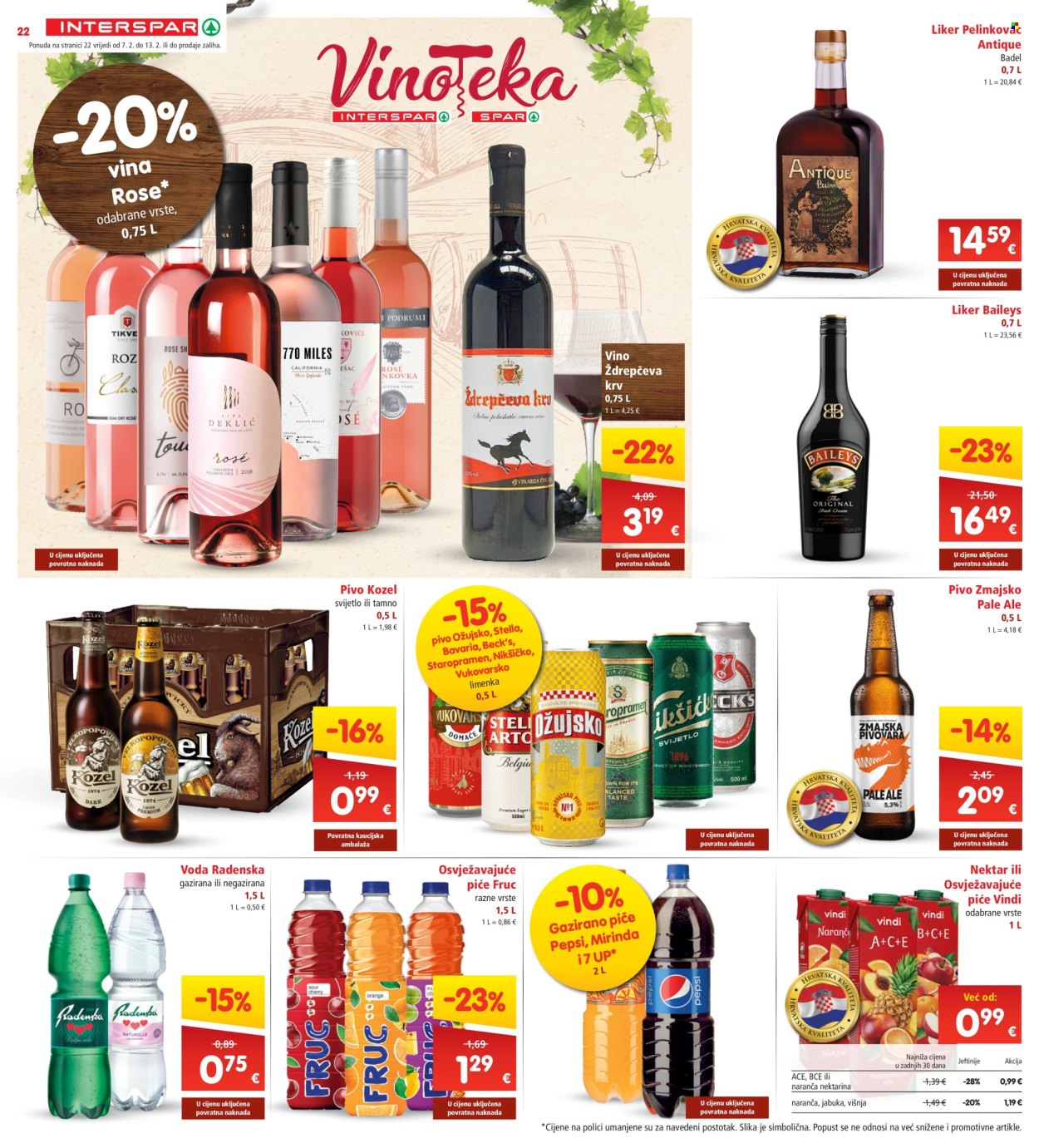 INTERSPAR katalog - 07.02.2024. - 13.02.2024. Stranica 22