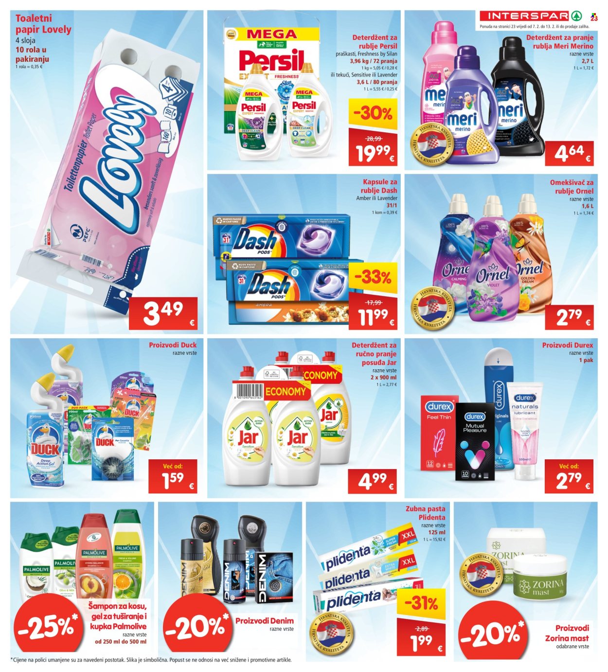 INTERSPAR katalog - 07.02.2024. - 13.02.2024. Stranica 23