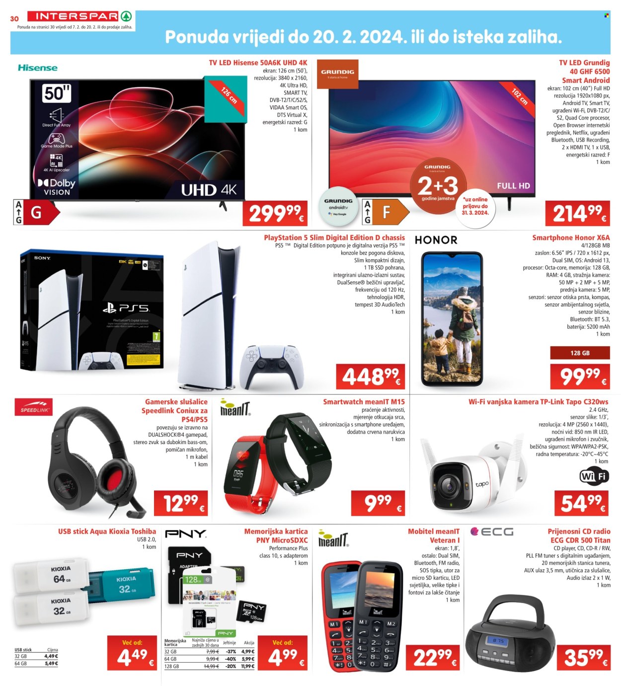 INTERSPAR katalog - 07.02.2024. - 13.02.2024. Stranica 30