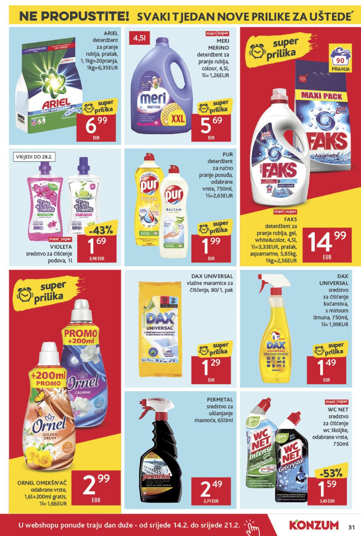 Konzum katalog - 15.02.2024. - 21.02.2024. Stranica 31