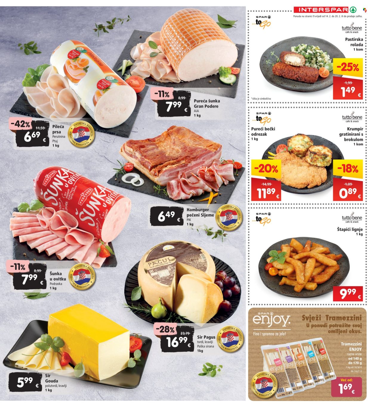 INTERSPAR katalog - 14.02.2024. - 20.02.2024. Stranica 9