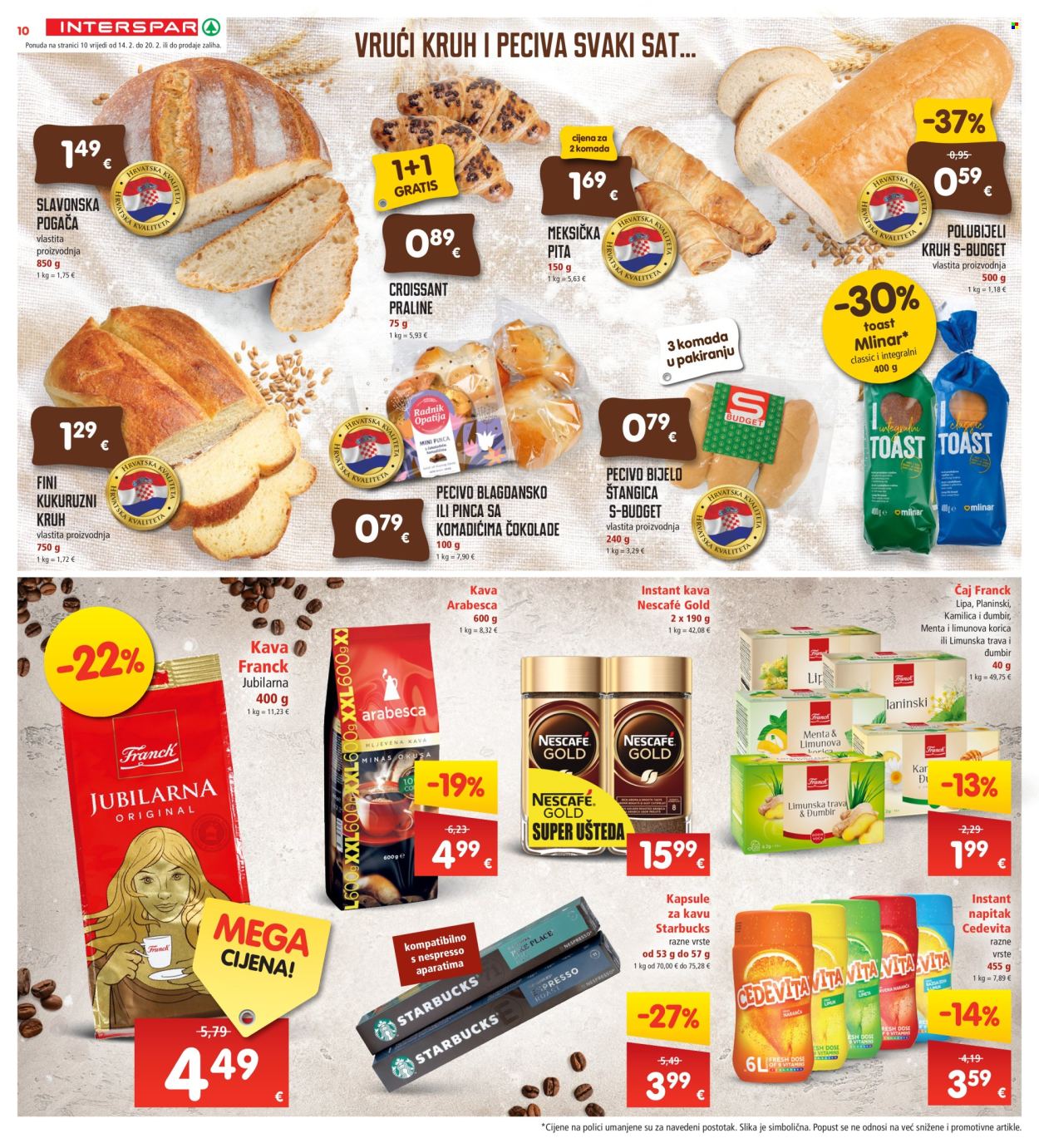 INTERSPAR katalog - 14.02.2024. - 20.02.2024. Stranica 10