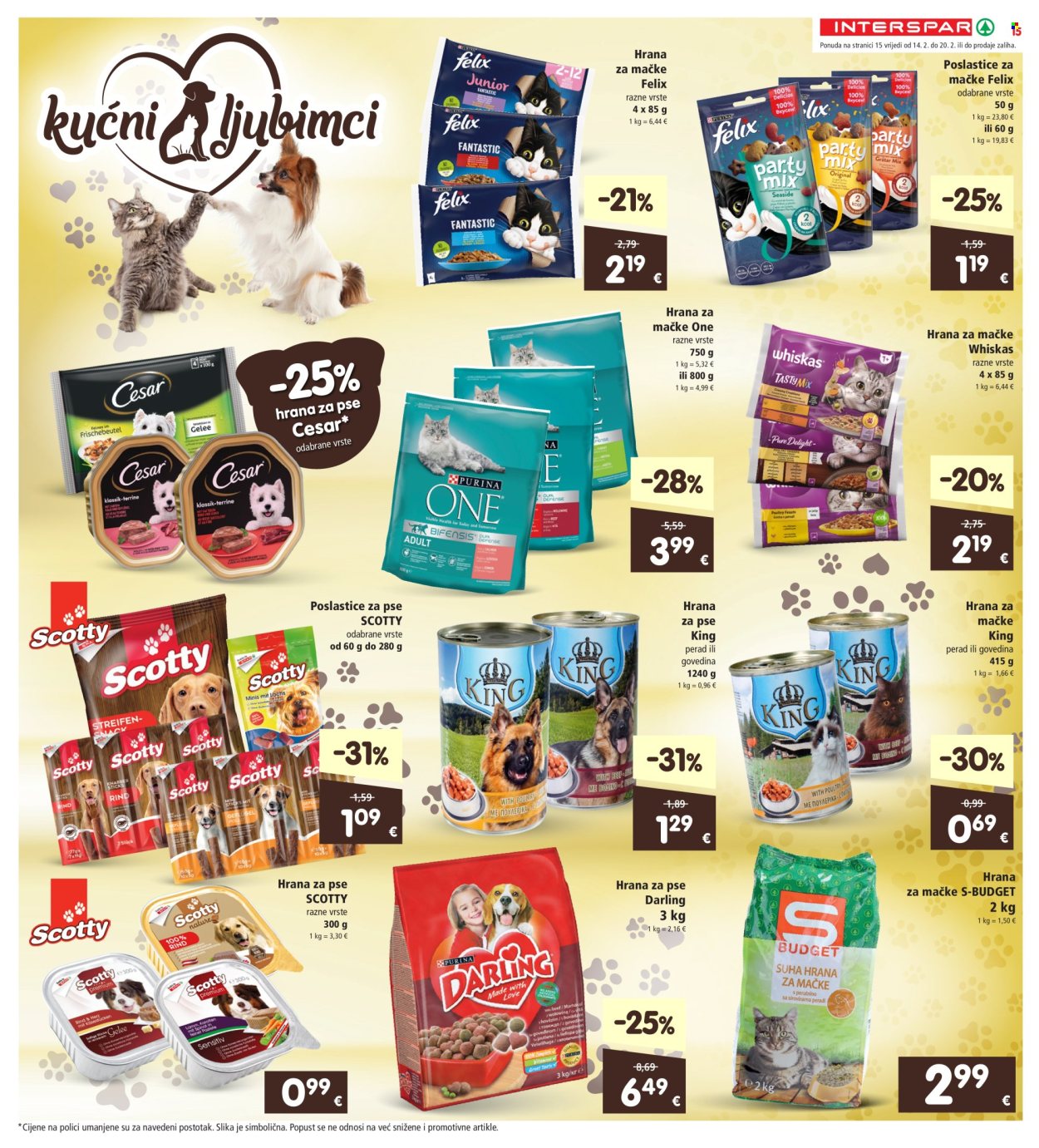 INTERSPAR katalog - 14.02.2024. - 20.02.2024. Stranica 15