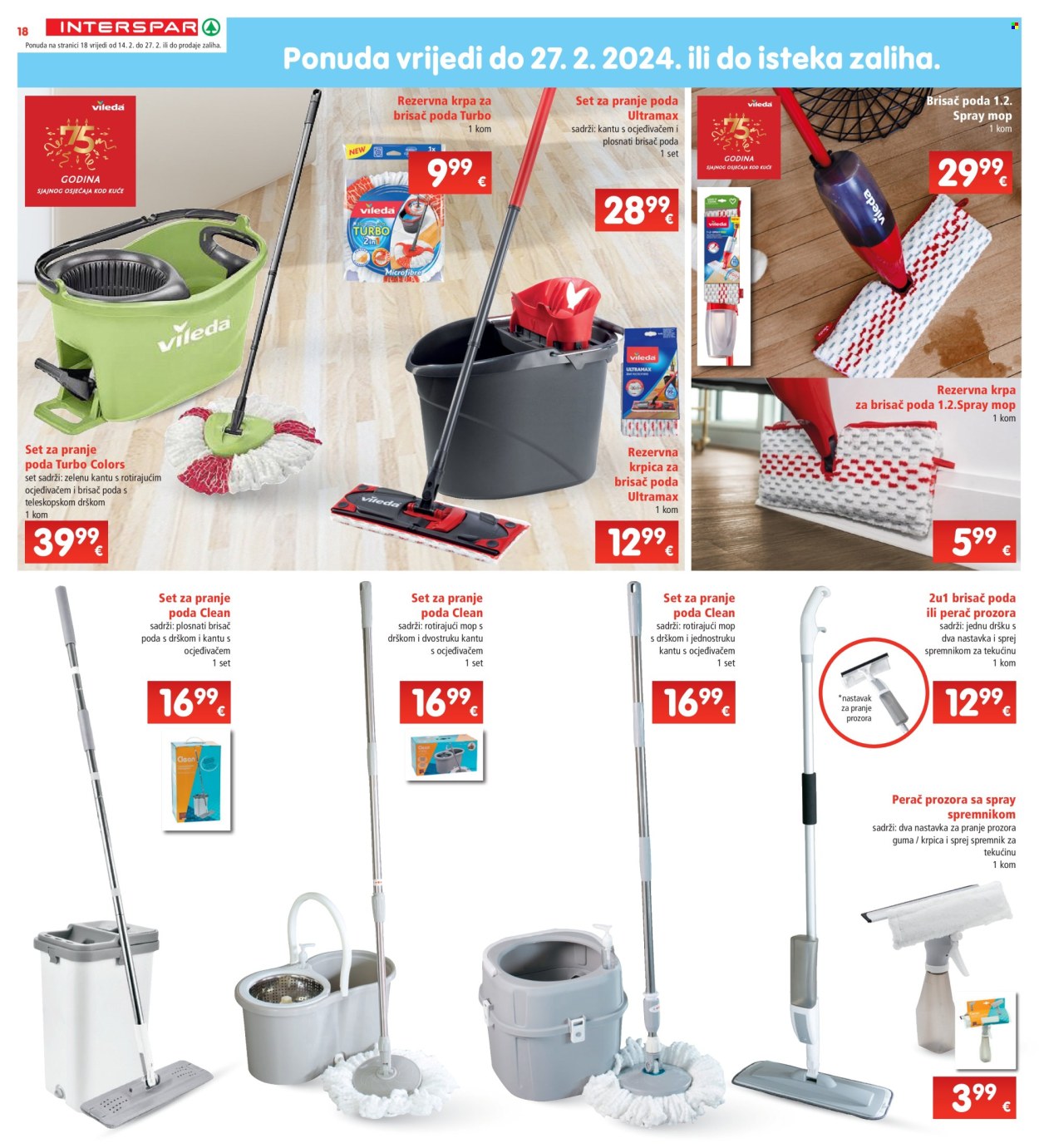 INTERSPAR katalog - 14.02.2024. - 20.02.2024. Stranica 18