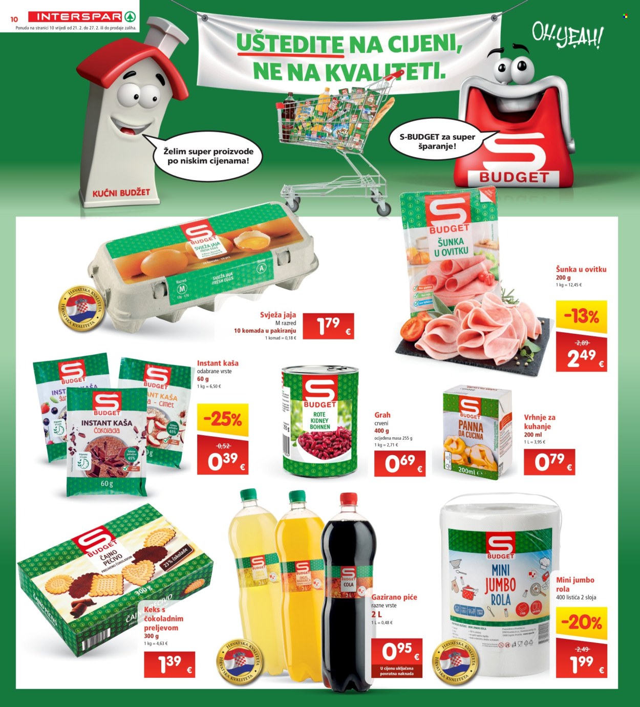 INTERSPAR katalog - 21.02.2024. - 27.02.2024. Stranica 10