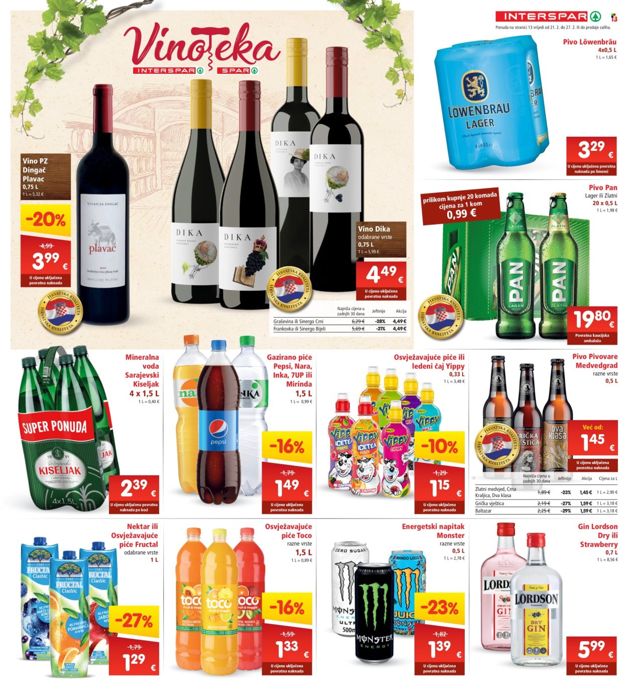 INTERSPAR katalog - 21.02.2024. - 27.02.2024. Stranica 13