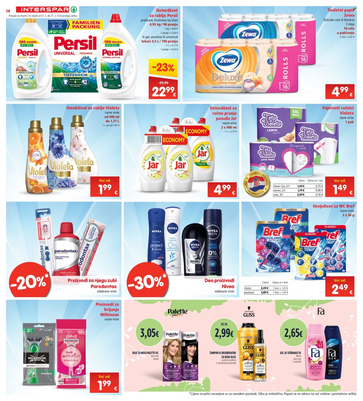 INTERSPAR katalog - 21.02.2024. - 27.02.2024. Stranica 14