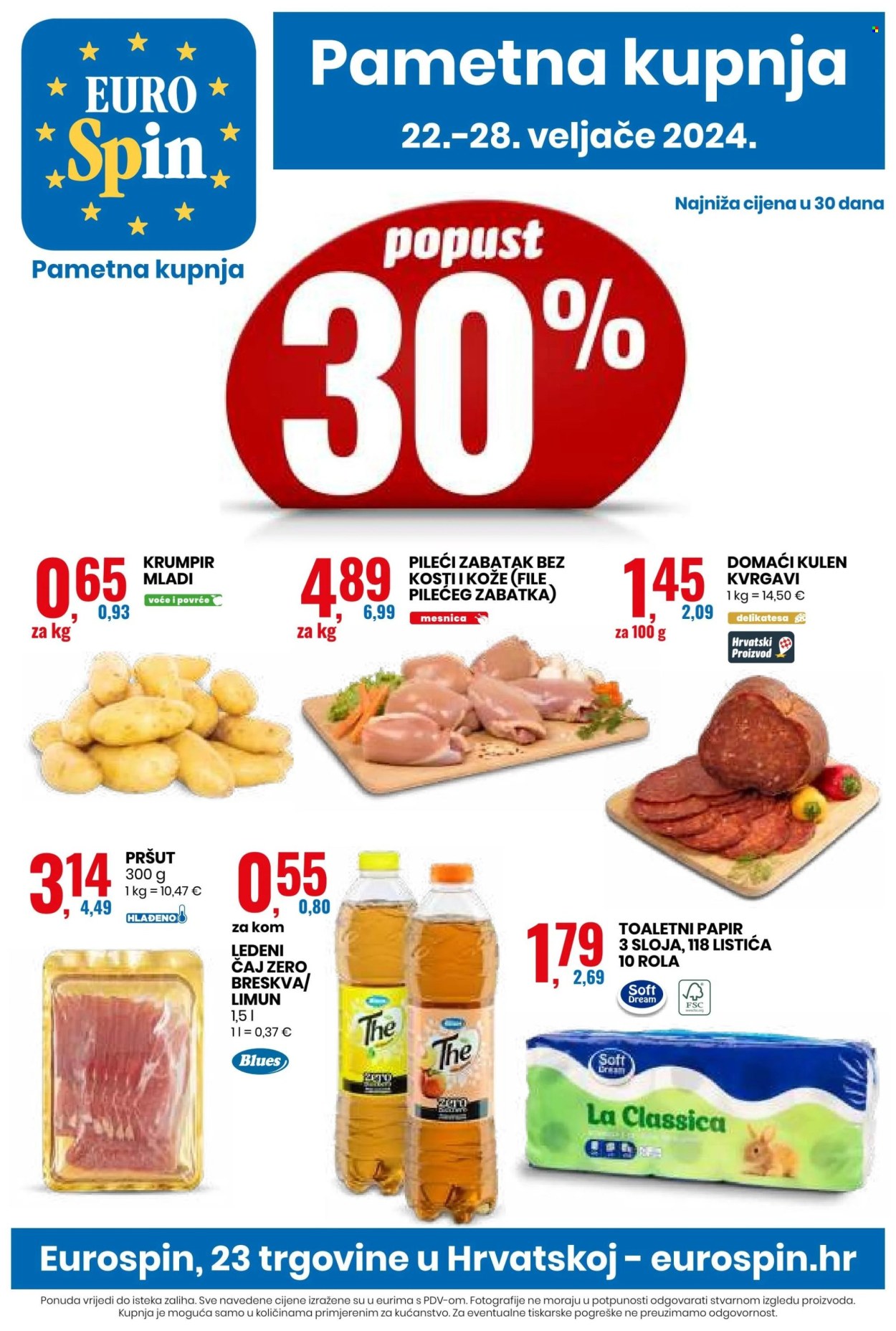 Eurospin katalog - 22.02.2024. - 28.02.2024. Stranica 1